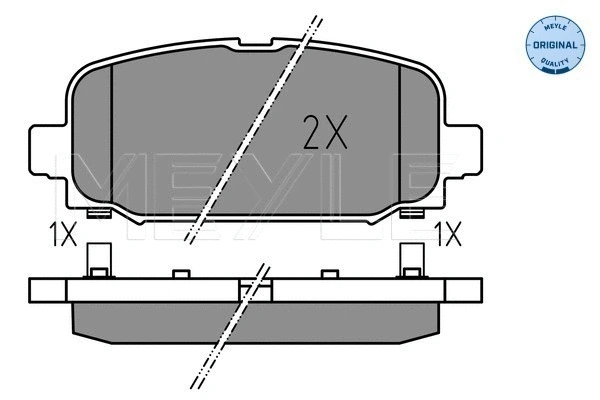 Brake Pad Set, disc brake (025 228 4418)