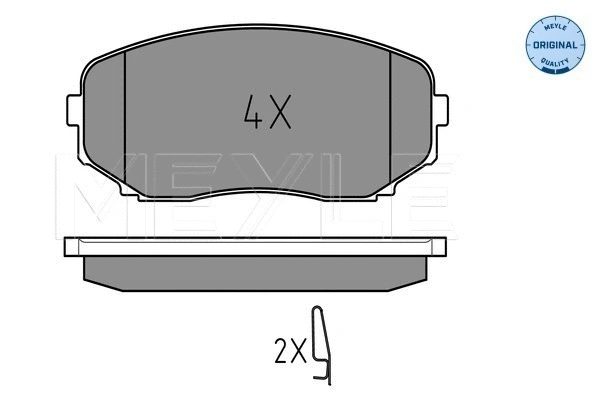 Brake Pad Set, disc brake (025 245 4417/W)