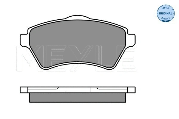 Brake Pad Set, disc brake (025 236 1517)