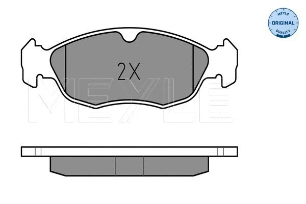 Brake Pad Set, disc brake (025 218 2717)