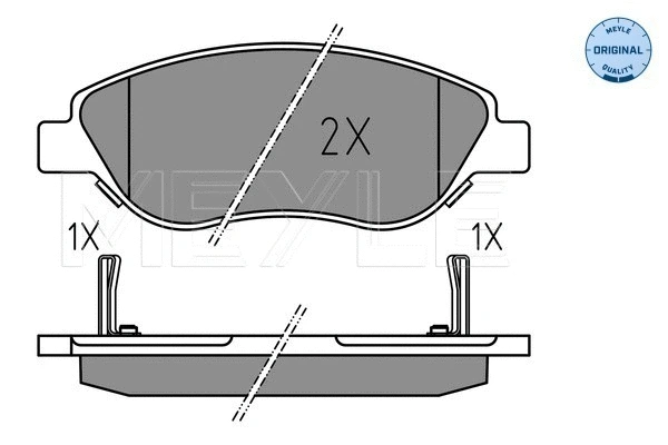 Brake Pad Set, disc brake (025 224 7619)