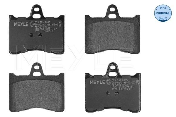 Brake Pad Set, disc brake (025 203 8915)