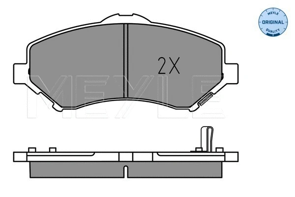Brake Pad Set, disc brake (025 246 0417)
