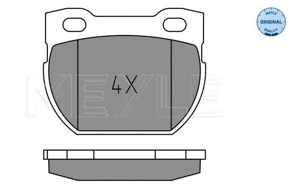 Brake Pad Set, disc brake (025 234 7118)