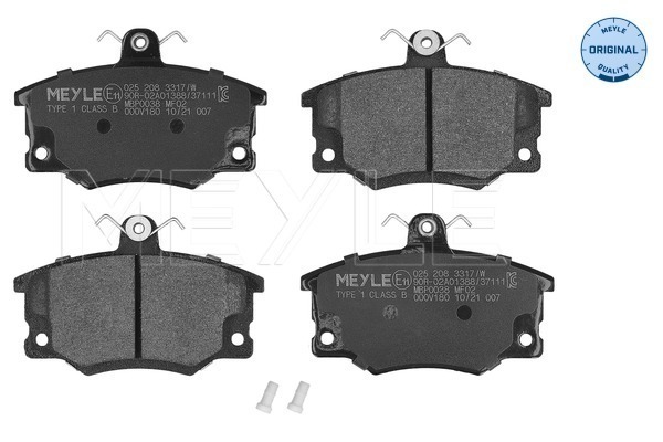 Brake Pad Set, disc brake (025 208 3317/W)