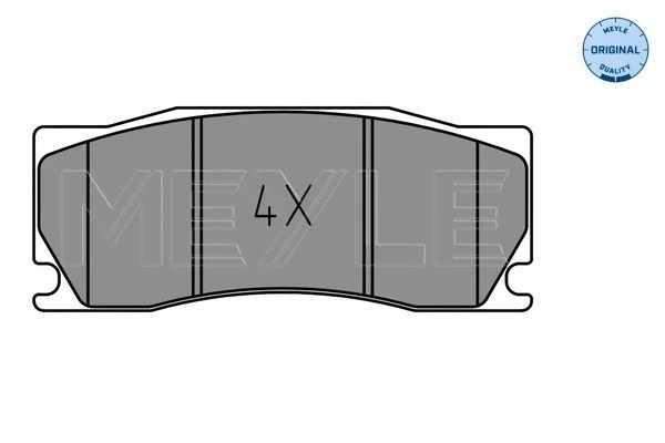 Brake Pad Set, disc brake (025 248 5017)