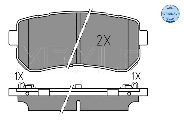 Brake Pad Set, disc brake (025 256 7716)