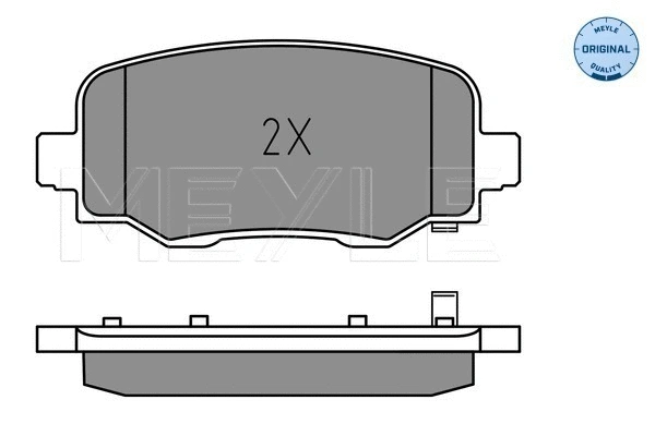 Brake Pad Set, disc brake (025 257 3418)