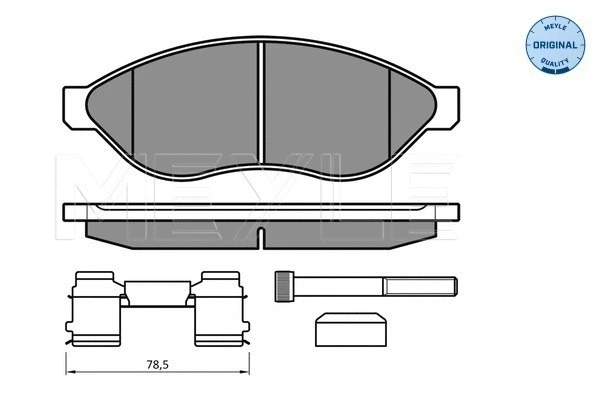 Brake Pad Set, disc brake (025 244 6819/W2)