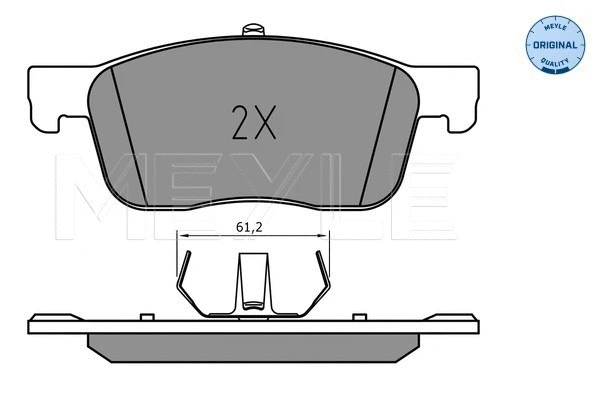 Brake Pad Set, disc brake (025 225 9417)