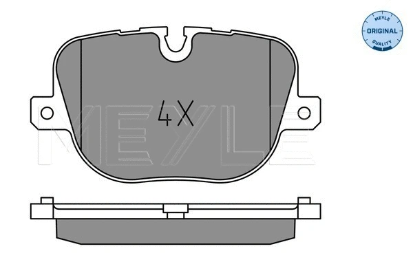 Brake Pad Set, disc brake (025 250 8517)