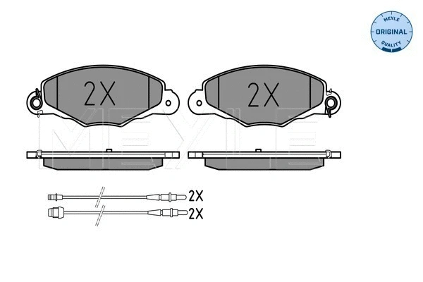 Brake Pad Set, disc brake (025 231 3518/W)