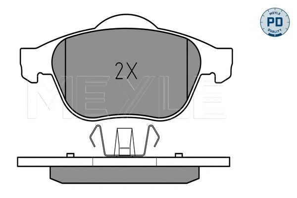 Brake Pad Set, disc brake (025 232 4518/PD)