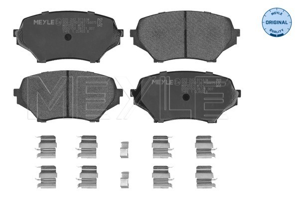 Brake Pad Set, disc brake (025 242 9714/W)