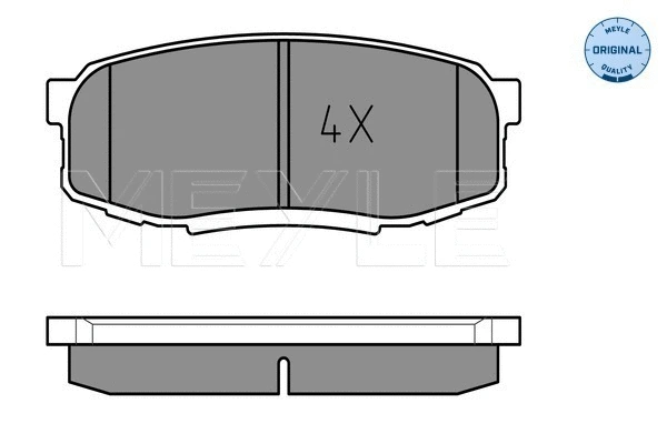 Brake Pad Set, disc brake (025 246 5317)