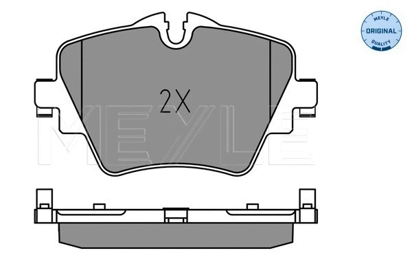 Brake Pad Set, disc brake (025 256 1718)