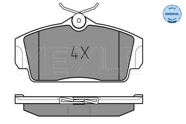 Brake Pad Set, disc brake (025 234 6316)