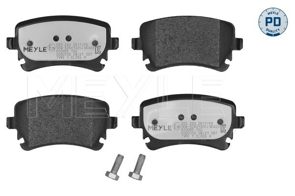 Brake Pad Set, disc brake (025 233 2617/PD)