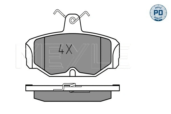Brake Pad Set, disc brake (025 209 8113/PD)