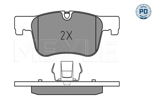 Brake Pad Set, disc brake (025 255 0618/PD)