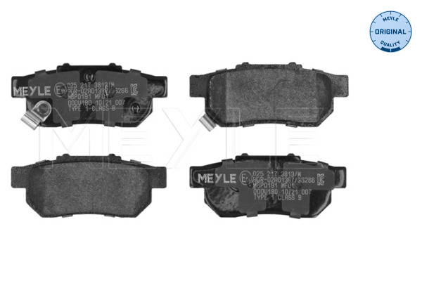 Brake Pad Set, disc brake (025 217 3813/W)