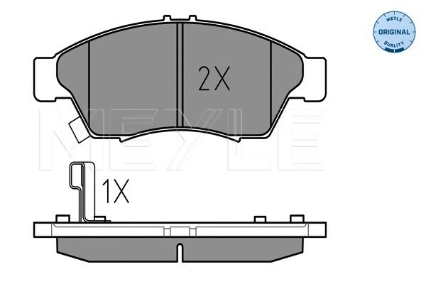 Brake Pad Set, disc brake (025 238 1716/W)