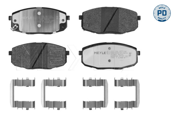 Brake Pad Set, disc brake (025 239 6617/PD)