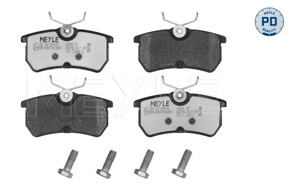 Brake Pad Set, disc brake (025 233 5314/PD)