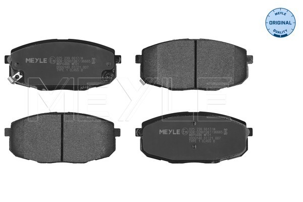 Brake Pad Set, disc brake (025 239 6617/W)