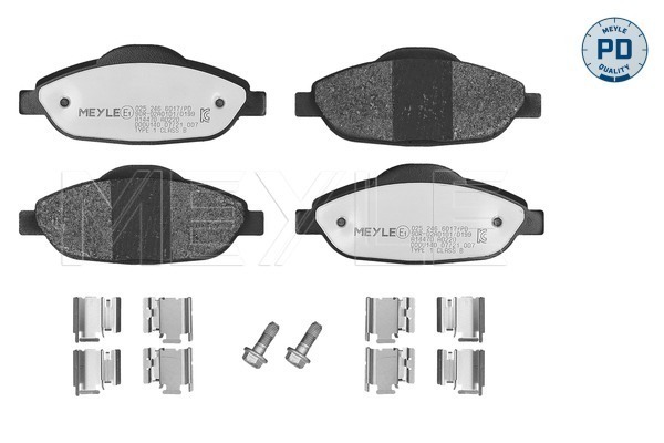 Brake Pad Set, disc brake (025 246 6017/PD)