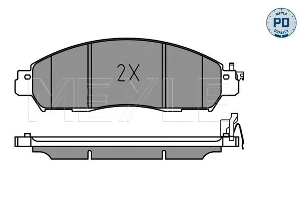 Brake Pad Set, disc brake (025 224 3917/PD)