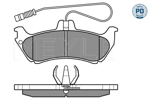 Brake Pad Set, disc brake (025 231 9017/PD)