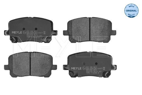 Brake Pad Set, disc brake (025 238 3617)