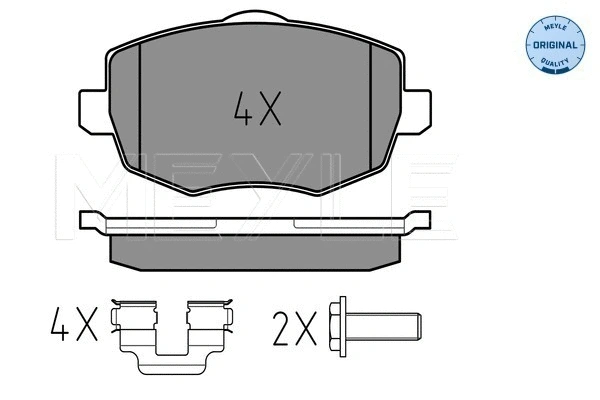Brake Pad Set, disc brake (025 240 7316)