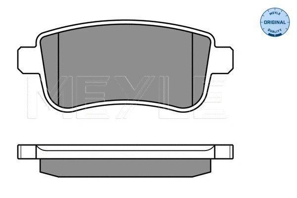 Brake Pad Set, disc brake (025 248 2015)