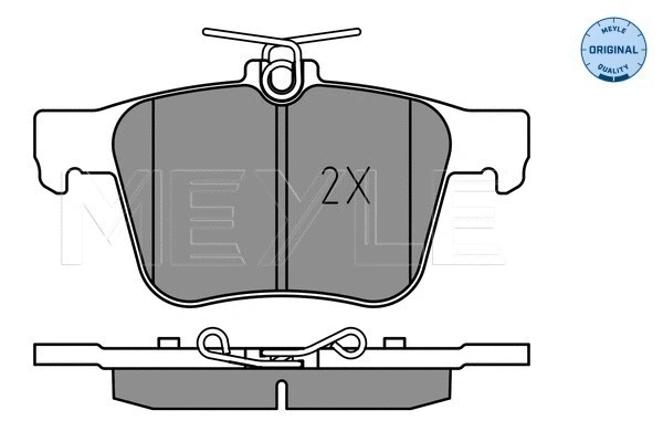 Brake Pad Set, disc brake (025 250 0916)