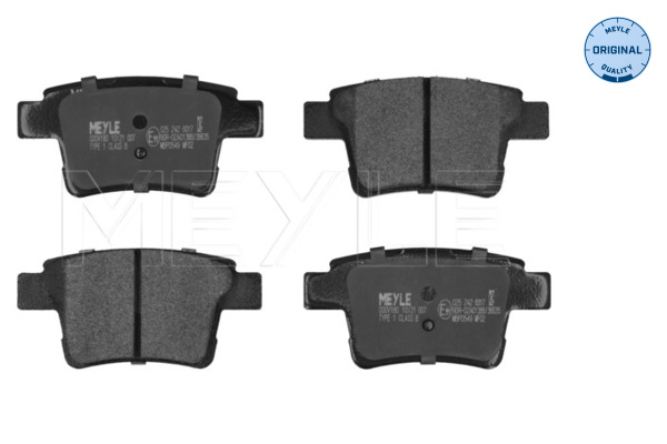 Brake Pad Set, disc brake (025 242 6017)