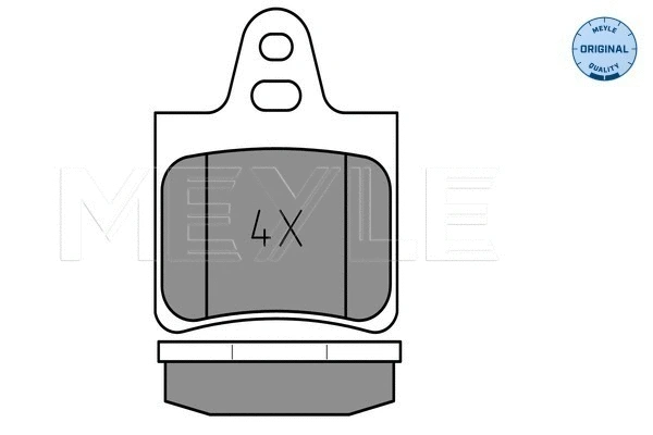Brake Pad Set, disc brake (025 201 6215)