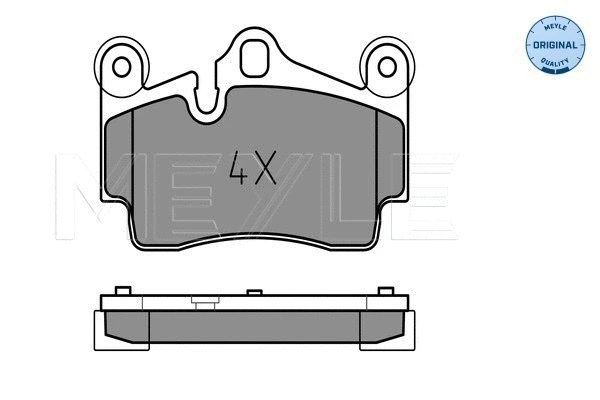Brake Pad Set, disc brake (025 236 9417)