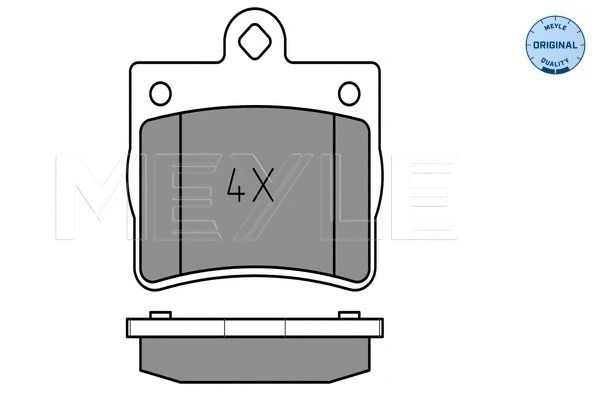 Brake Pad Set, disc brake (025 219 0015)