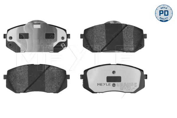Brake Pad Set, disc brake (025 245 0116/PD)