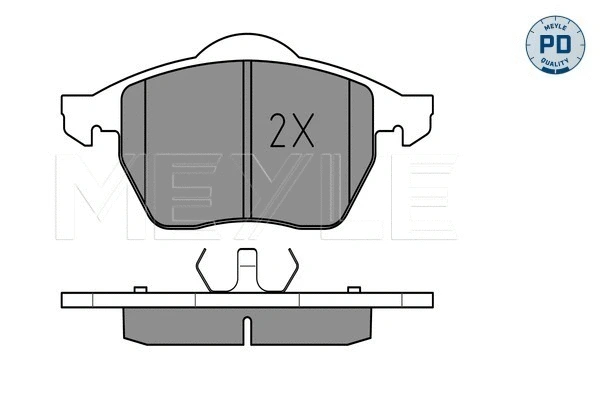Brake Pad Set, disc brake (025 219 1119/PD)