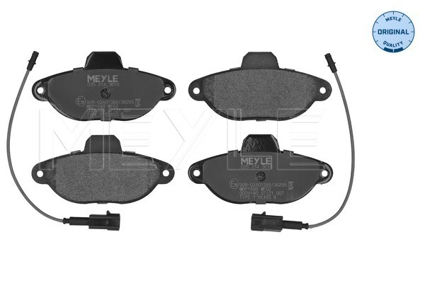 Brake Pad Set, disc brake (025 214 3616)