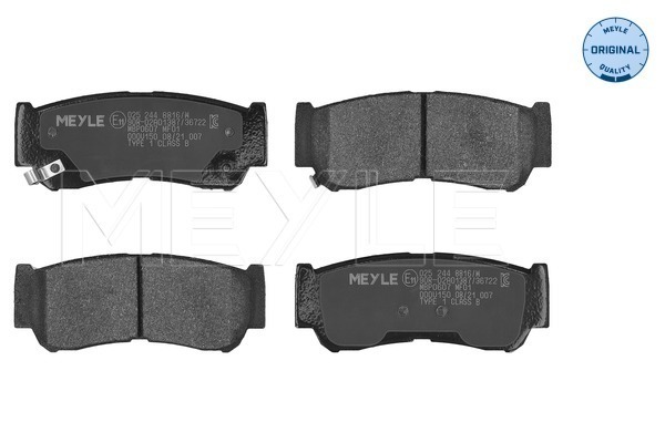 Brake Pad Set, disc brake (025 244 8816/W)