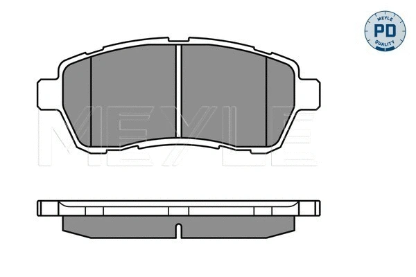Brake Pad Set, disc brake (025 242 8316/PD)