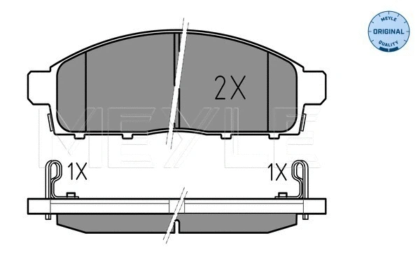 Brake Pad Set, disc brake (025 245 2916/W)