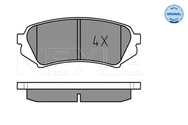 Brake Pad Set, disc brake (025 235 3917)