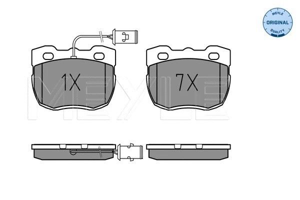 Brake Pad Set, disc brake (025 214 5918/W)