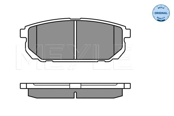 Brake Pad Set, disc brake (025 240 5815/W)
