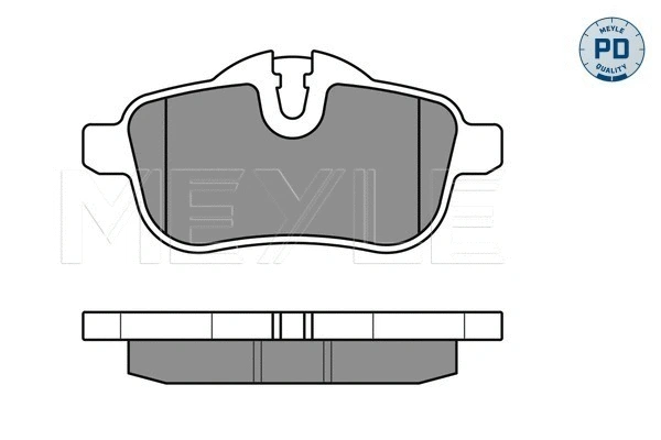 Brake Pad Set, disc brake (025 245 5918/PD)